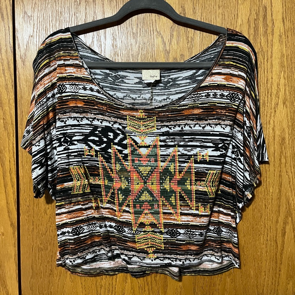 Daytrip Multicolor Geometric Print Blouse